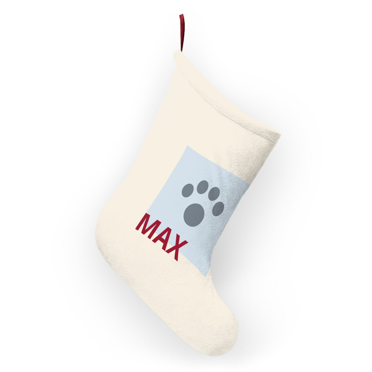 Custom Pet Photo Christmas Stocking – Personalized Dog & Cat Stocking with Name